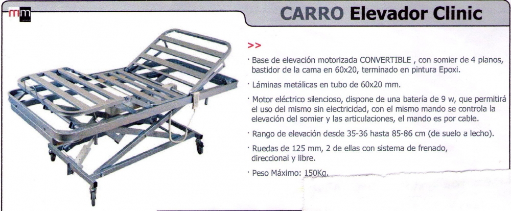 Carro Elevador Clinic