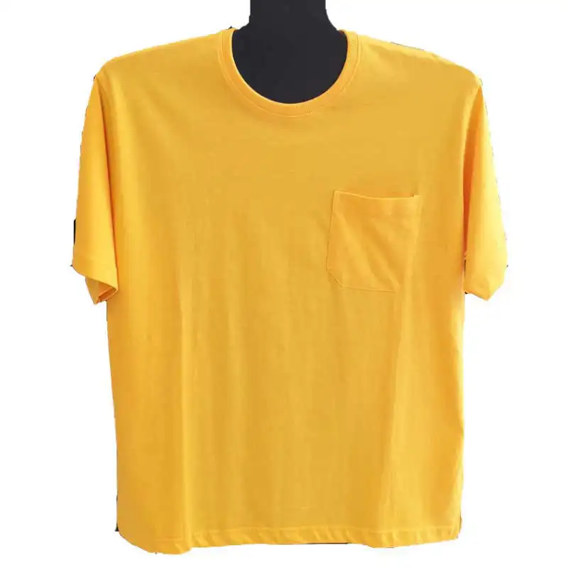 Camiseta Manga Corta Hombre Amarilla Blacken